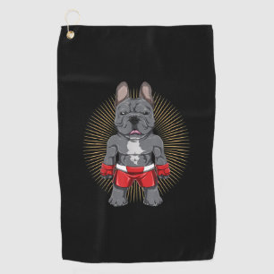 Serviette De Golf Dog Lover Brave French Bulldog