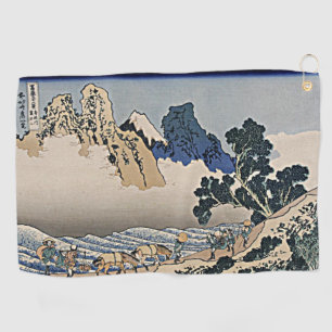 Serviette De Golf Dos de la montagne Fuji depuis la rivière Minobu H