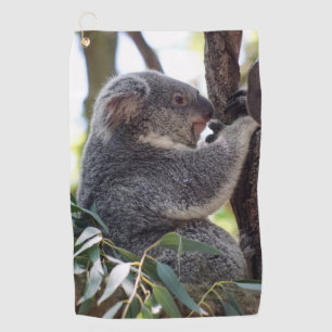 Serviette de golf d'ours de koala