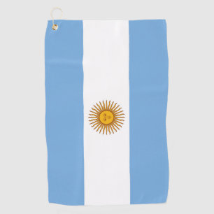 Serviette De Golf Drapeau argentin Golf Towel