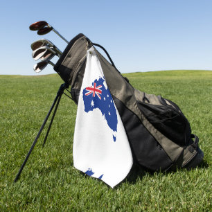 Serviette De Golf Drapeau australien