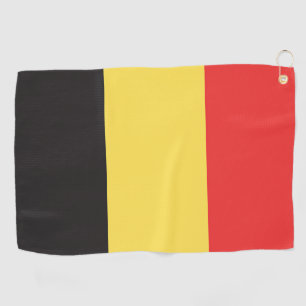 Serviette De Golf Drapeau de Belgique