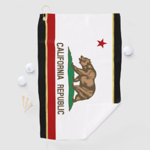 Serviette De Golf Drapeau de Californie