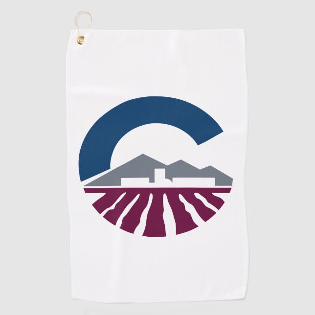 Serviette De Golf Drapeau de Chandler, Arizona (Devant)