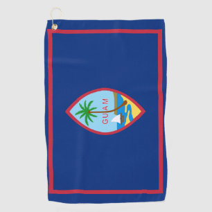 Serviette De Golf Drapeau de Guam