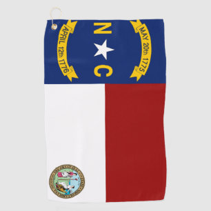Serviette De Golf Drapeau de la Caroline du Nord