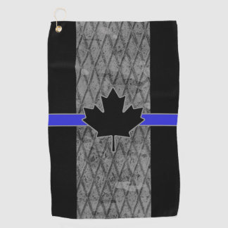Serviette De Golf Drapeau de la ligne Bleue fine canadienne