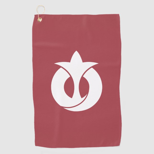 Serviette De Golf Drapeau de la préfecture d'Aichi, Japon (Devant)