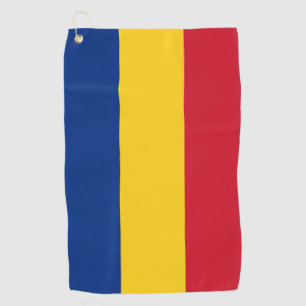 Serviette De Golf Drapeau de la Roumanie