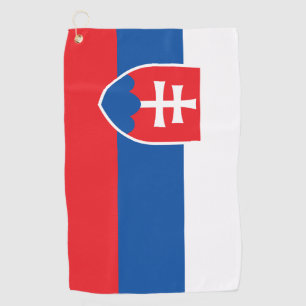 Serviette De Golf Drapeau de la Slovaquie