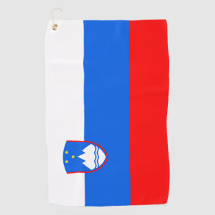 Serviette De Golf Drapeau de la Slovénie