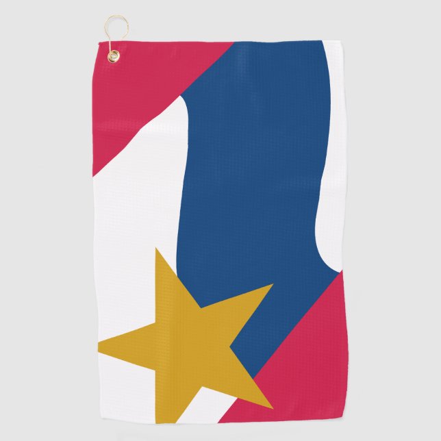 Serviette De Golf Drapeau de Lafayette, Indiana (Devant)