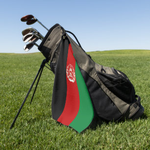 Serviette De Golf Drapeau de l'Afghanistan