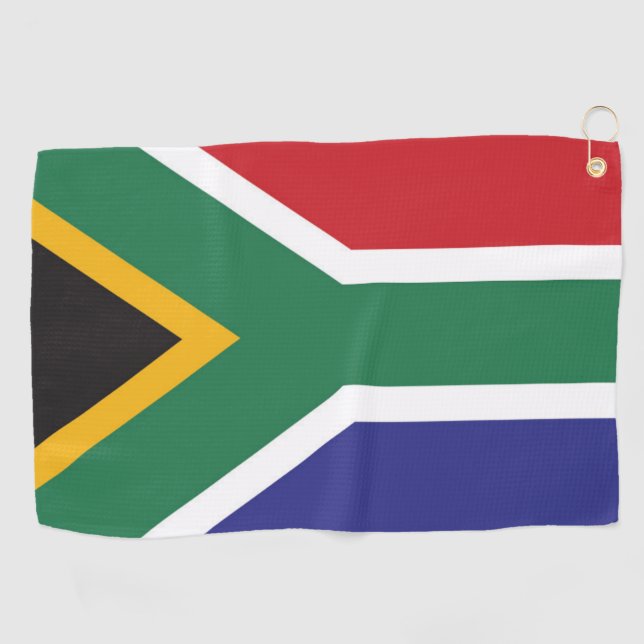 Serviette De Golf Drapeau de l'Afrique du Sud (Horizontal)