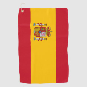 Serviette De Golf Drapeau de l'Espagne