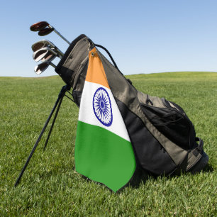 Serviette De Golf Drapeau de l'Inde
