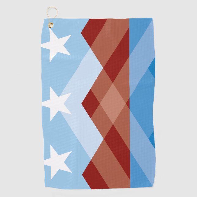 Serviette De Golf Drapeau de Peoria, Arizona (Devant)
