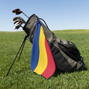 Serviette De Golf Drapeau de Roumanie