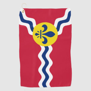 Serviette De Golf Drapeau de Saint-Louis, Missouri