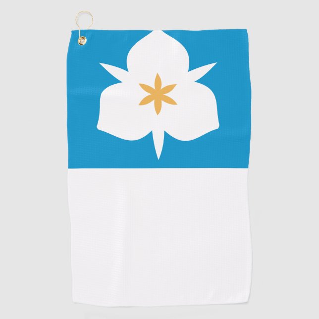 Serviette De Golf Drapeau de Salt Lake City, Utah (Devant)