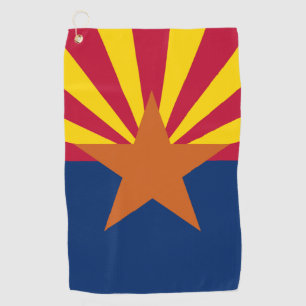 Serviette De Golf Drapeau d'état de l'Arizona
