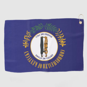 Serviette De Golf Drapeau d'État du Kentucky, États-Unis