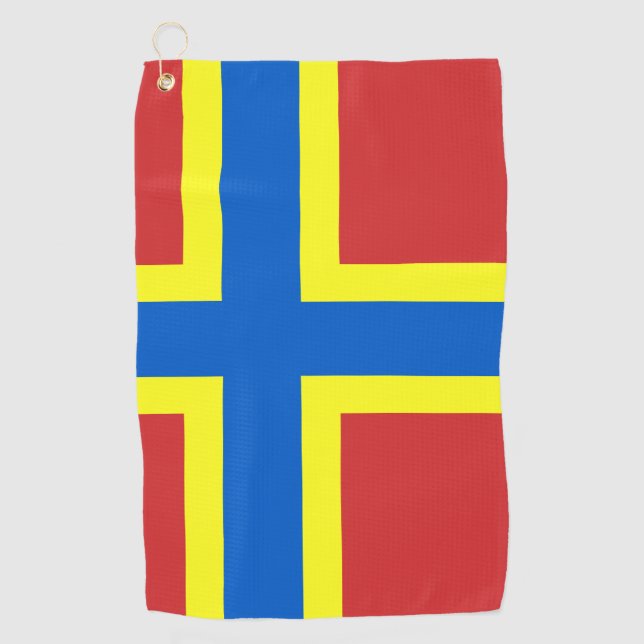 Serviette De Golf Drapeau d'Orkney (Devant)