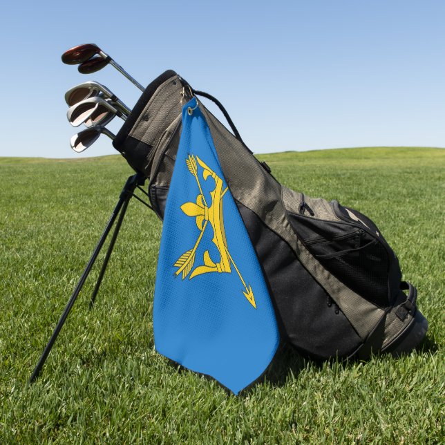 Serviette De Golf Drapeau du comté de Suffolk (Vert)