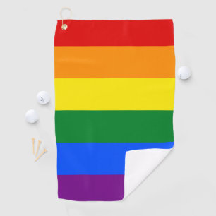 Serviette De Golf Drapeau du Gay pride arc-en-ciel LGBT