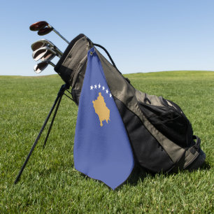 Serviette De Golf drapeau du Kosovo