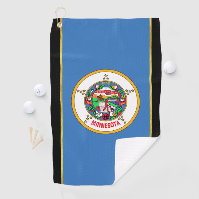 Serviette De Golf Drapeau du Minnesota (En situation)