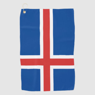 Serviette De Golf Drapeau islandais