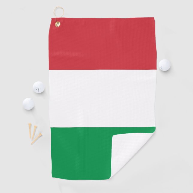 Serviette De Golf Drapeau italien (En situation)