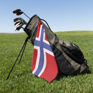 Serviette De Golf Drapeau norvégien