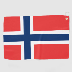 Serviette De Golf Drapeau norvégien & golf Norvège /sports Oslo