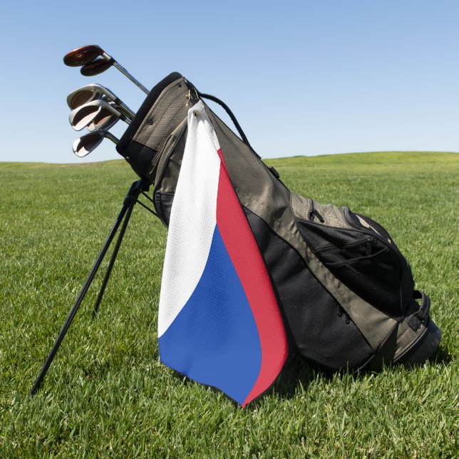 Serviette De Golf Drapeau République tchèque (Vert)