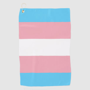 Serviette De Golf Drapeau transgenre & Fierté Aimer communauté de go