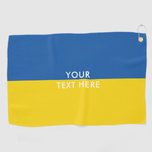 Serviette De Golf Drapeau ukrainien personnalisé Golf Towel