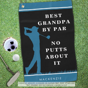Serviette De Golf Drôle de Meilleur Grand-Père Par - Pas de Putts à
