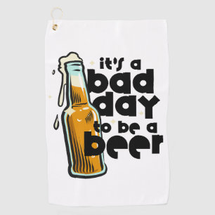 Serviette de golf drôle pour la bière C'est une ma