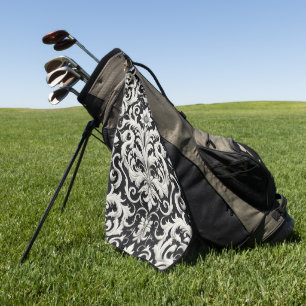 Serviette De Golf Élégant décor floral aquarelle accrocheur