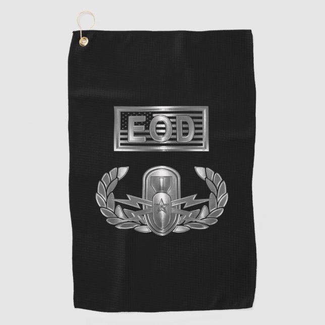 Serviette De Golf Élimination des munitions explosives Insigne princ (Devant)