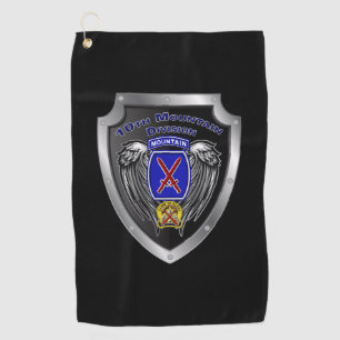 Serviette De Golf Élite 10e division de montagne "Grimper à la glo
