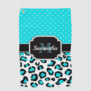 Serviette De Golf Empreinte de léopard mignon