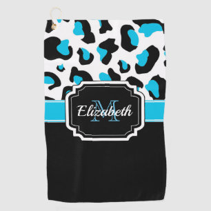 Serviette De Golf Empreinte de léopard mignon