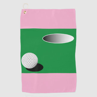 SERVIETTE DE GOLF ENTREZ DANS LE TROU