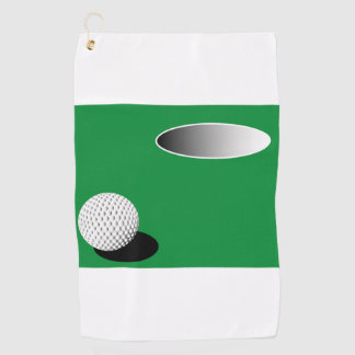 SERVIETTE DE GOLF ENTREZ DANS LE TROU