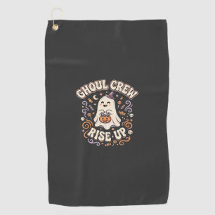 Serviette De Golf Équipe de fantômes et de goules d'Halloween