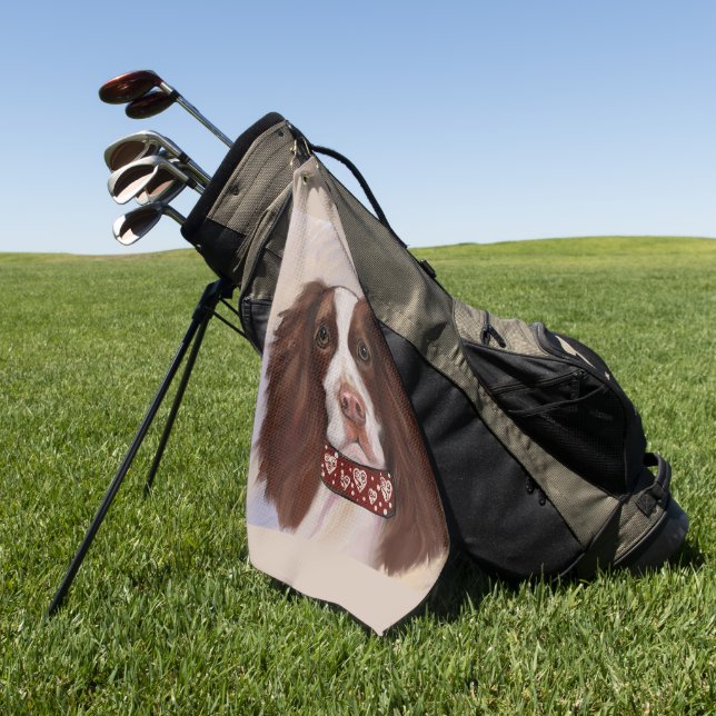 SERVIETTE DE GOLF ESPAGNOL DE PLONGÉE ANGLAISE (Vert)