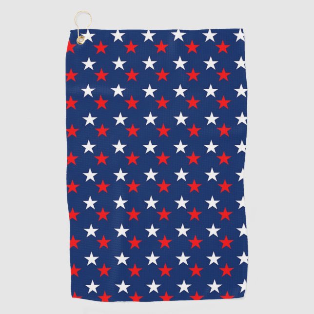 Serviette De Golf Étoiles (Devant)